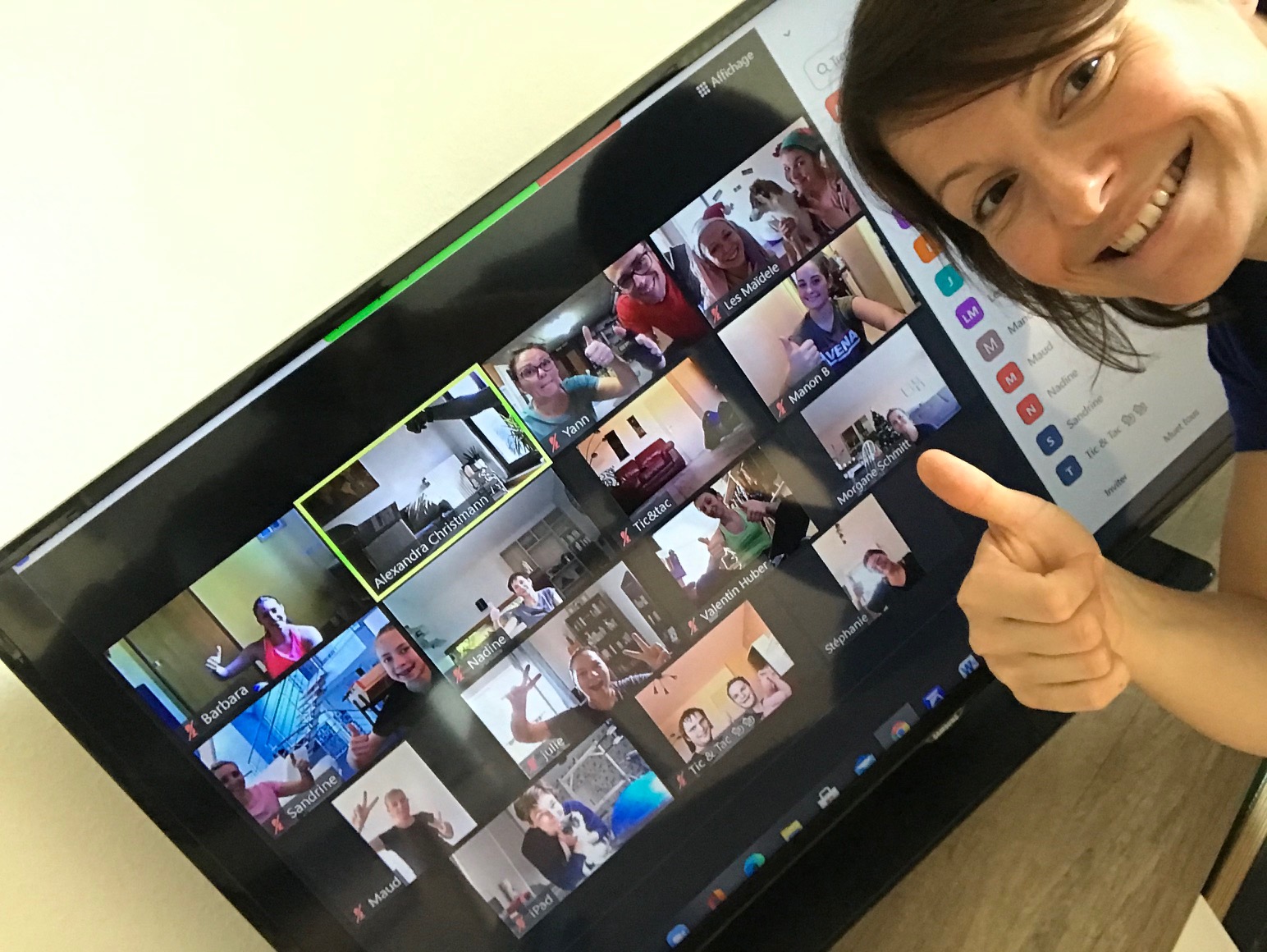 Cours En Visio Pendant Le Confinement Alexandra Christmann Coach 