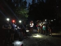 Marche nordique en nocturne, 8 août 2018